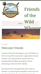 Mobile Screenshot of friendsofthewildwhoopers.org